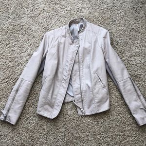 Free People Vegan Leather Moto Jacket